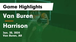 Van Buren  vs Harrison  Game Highlights - Jan. 20, 2024