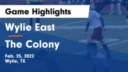 Wylie East  vs The Colony  Game Highlights - Feb. 25, 2022