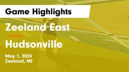 Zeeland East  vs Hudsonville  Game Highlights - May 1, 2024
