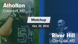 Matchup: Atholton  vs. River Hill  2016