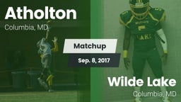 Matchup: Atholton  vs. Wilde Lake  2017