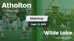 Matchup: Atholton  vs. Wilde Lake  2019