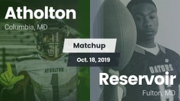 Matchup: Atholton  vs. Reservoir  2019