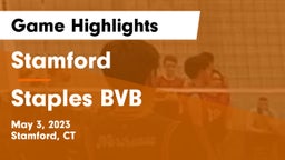 Stamford  vs Staples BVB Game Highlights - May 3, 2023
