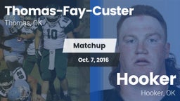Matchup: Thomas-Fay-Custer vs. Hooker  2016