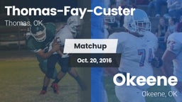 Matchup: Thomas-Fay-Custer vs. Okeene  2016