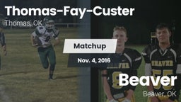 Matchup: Thomas-Fay-Custer vs. Beaver  2016