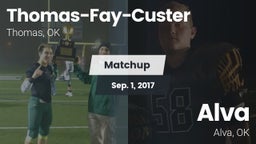 Matchup: Thomas-Fay-Custer vs. Alva  2017