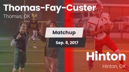 Matchup: Thomas-Fay-Custer vs. Hinton  2017