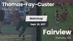 Matchup: Thomas-Fay-Custer vs. Fairview  2017