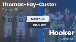Matchup: Thomas-Fay-Custer vs. Hooker  2017