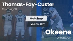 Matchup: Thomas-Fay-Custer vs. Okeene  2017