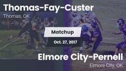 Matchup: Thomas-Fay-Custer vs. Elmore City-Pernell  2017