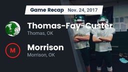Recap: Thomas-Fay-Custer  vs. Morrison  2017