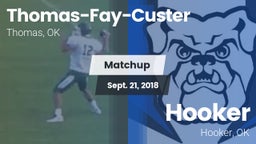 Matchup: Thomas-Fay-Custer vs. Hooker  2018