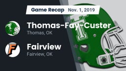 Recap: Thomas-Fay-Custer  vs. Fairview  2019