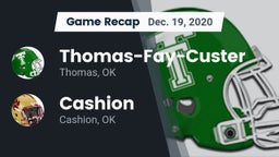 Recap: Thomas-Fay-Custer  vs. Cashion  2020