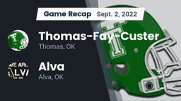 Recap: Thomas-Fay-Custer  vs. Alva  2022