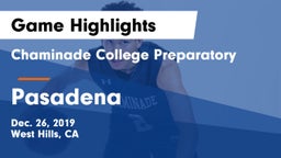 Chaminade College Preparatory vs Pasadena  Game Highlights - Dec. 26, 2019