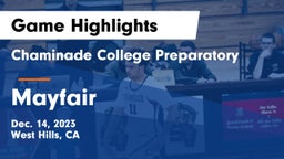 Chaminade College Preparatory vs Mayfair  Game Highlights - Dec. 14, 2023