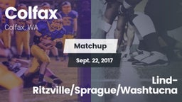 Matchup: Colfax  vs. Lind-Ritzville/Sprague/Washtucna 2017