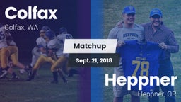 Matchup: Colfax  vs. Heppner  2018