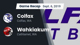 Recap: Colfax  vs. Wahkiakum  2019