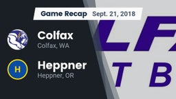 Recap: Colfax  vs. Heppner  2018