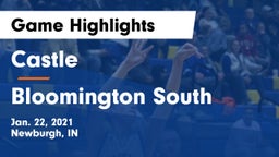 Castle  vs Bloomington South  Game Highlights - Jan. 22, 2021