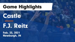 Castle  vs F.J. Reitz  Game Highlights - Feb. 23, 2021