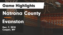 Natrona County  vs Evanston  Game Highlights - Dec. 7, 2018