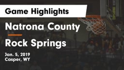 Natrona County  vs Rock Springs  Game Highlights - Jan. 5, 2019