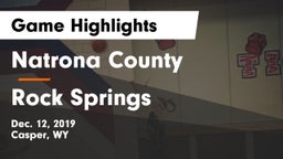 Natrona County  vs Rock Springs  Game Highlights - Dec. 12, 2019