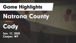 Natrona County  vs Cody  Game Highlights - Jan. 17, 2020