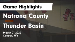 Natrona County  vs Thunder Basin  Game Highlights - March 7, 2020