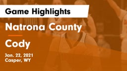 Natrona County  vs Cody  Game Highlights - Jan. 22, 2021