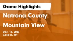 Natrona County  vs Mountain View  Game Highlights - Dec. 16, 2023