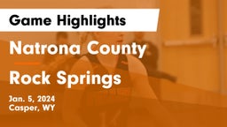 Natrona County  vs Rock Springs  Game Highlights - Jan. 5, 2024