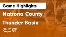 Natrona County  vs Thunder Basin  Game Highlights - Jan. 19, 2024