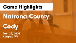 Natrona County  vs Cody  Game Highlights - Jan. 28, 2024