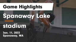 Spanaway Lake  vs stadium Game Highlights - Jan. 11, 2022