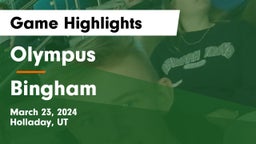 Olympus  vs Bingham  Game Highlights - March 23, 2024
