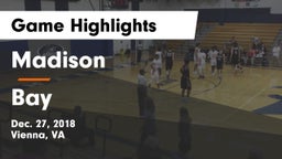 Madison  vs Bay  Game Highlights - Dec. 27, 2018