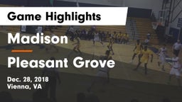 Madison  vs Pleasant Grove  Game Highlights - Dec. 28, 2018