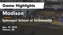Madison  vs Episcopal School of Jacksonville Game Highlights - Dec. 29, 2018