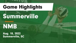 Summerville  vs NMB Game Highlights - Aug. 18, 2022