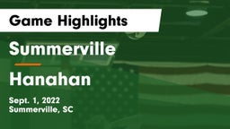 Summerville  vs Hanahan Game Highlights - Sept. 1, 2022