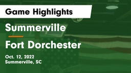 Summerville  vs Fort Dorchester Game Highlights - Oct. 12, 2022