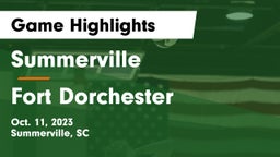 Summerville  vs Fort Dorchester  Game Highlights - Oct. 11, 2023