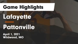 Lafayette  vs Pattonville  Game Highlights - April 1, 2021